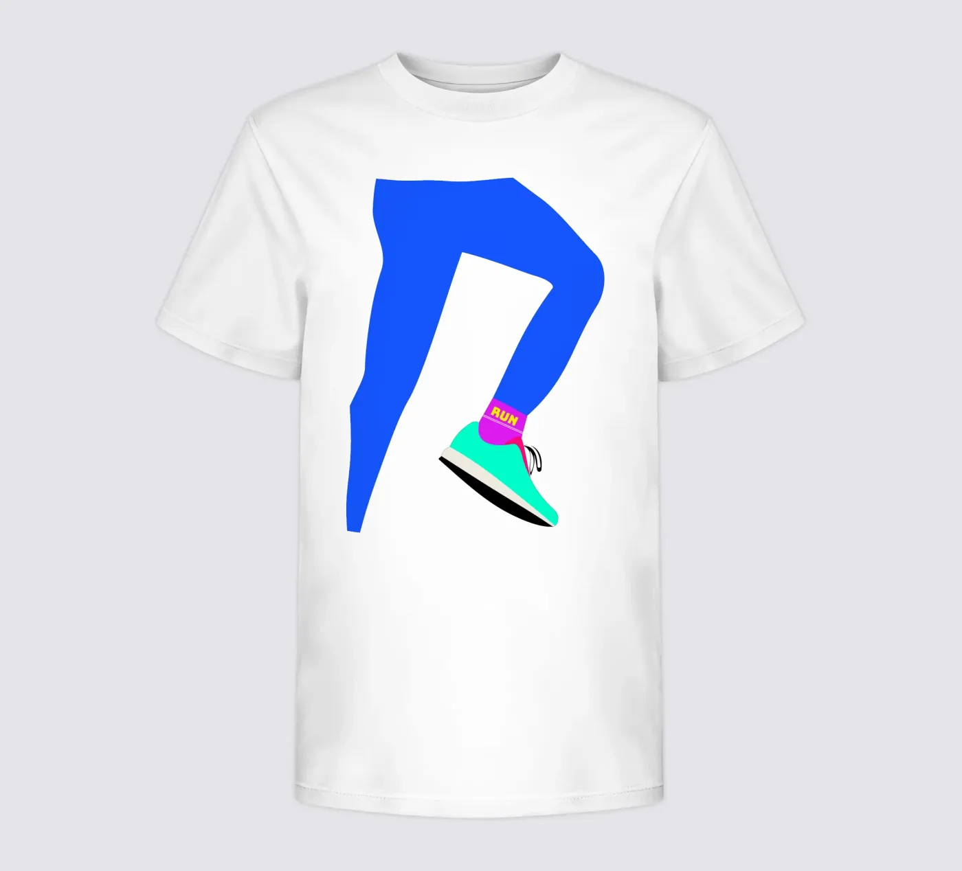 RUN t-shirt bambini da FRICKE DESIGN