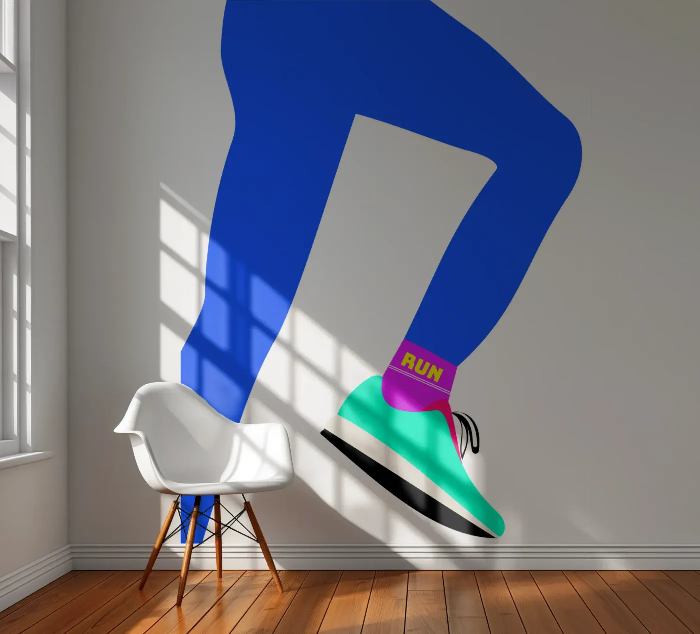RUN fotobehang van FRICKE DESIGN
