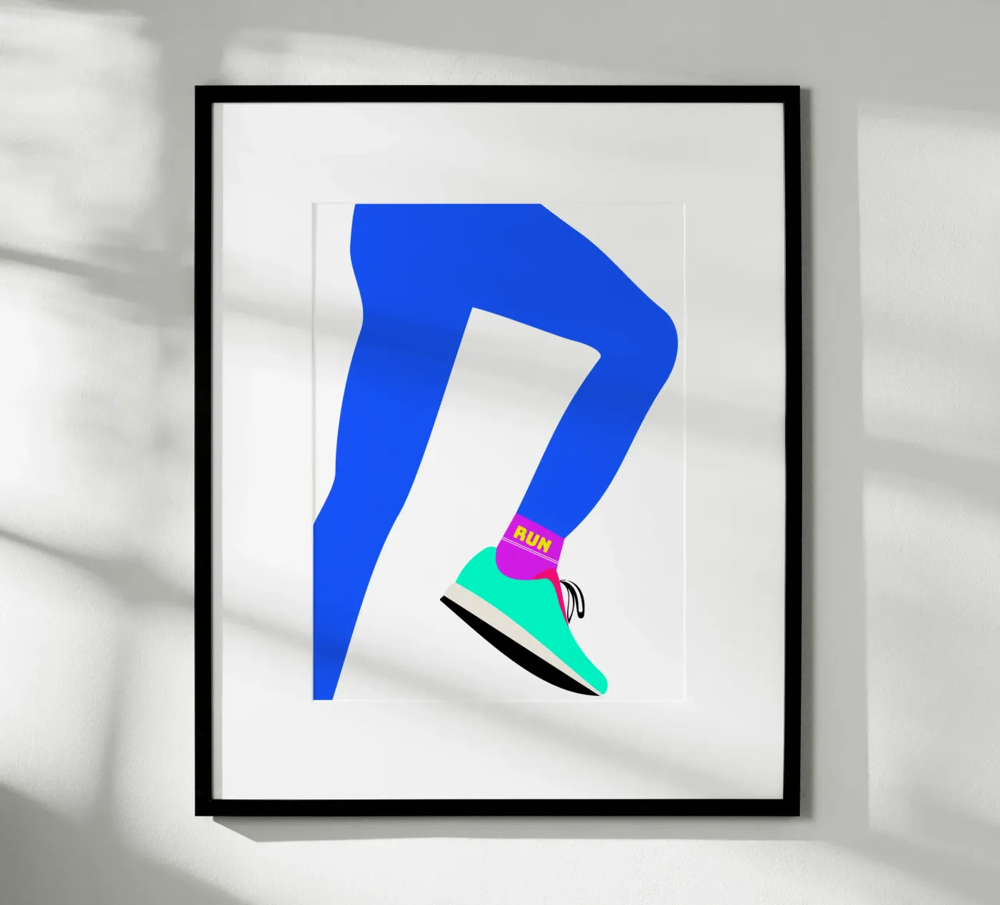 RUN Poster von FRICKE DESIGN
