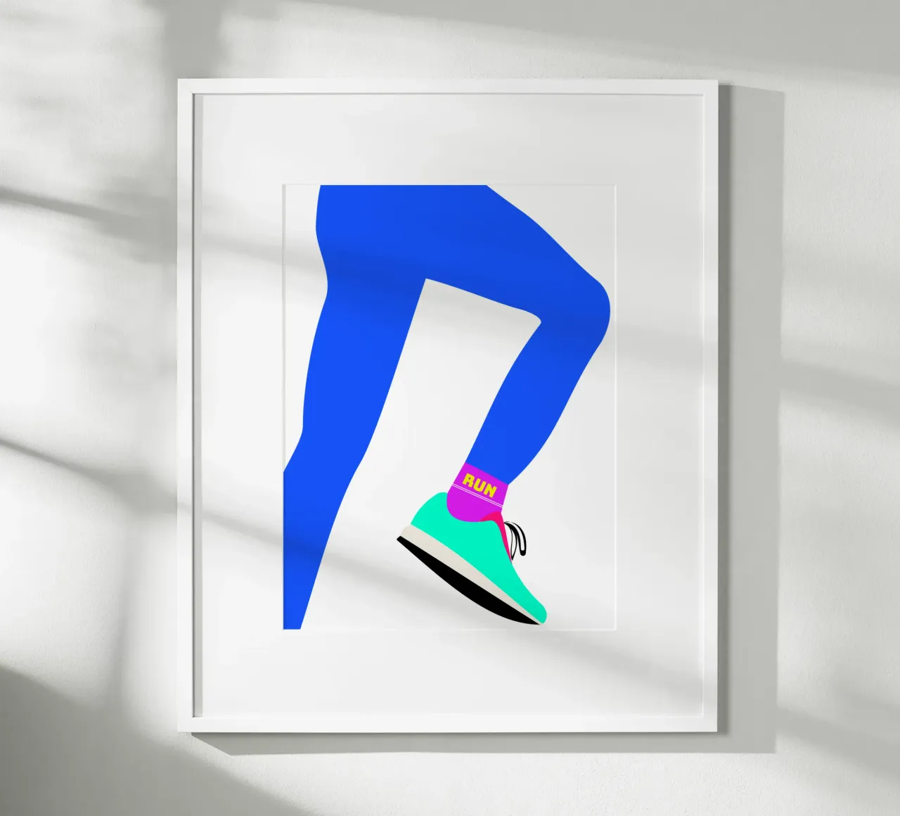 RUN. poster van FRICKE DESIGN