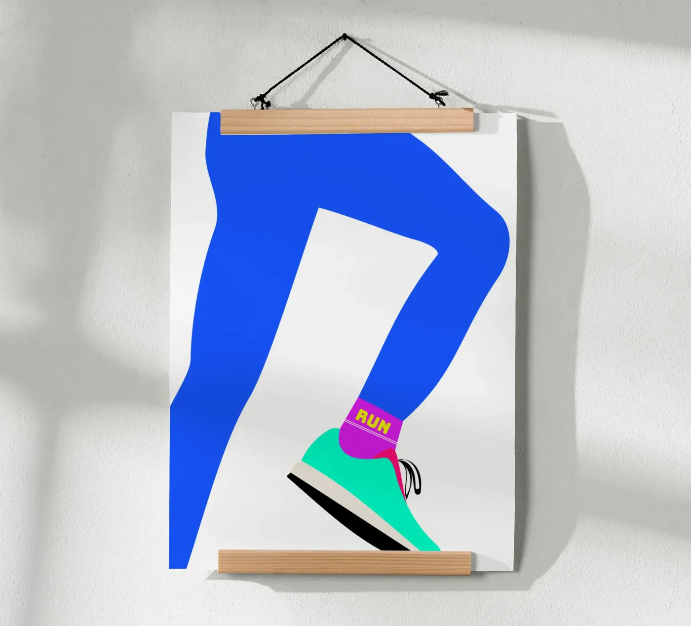 RUN Poster von FRICKE DESIGN