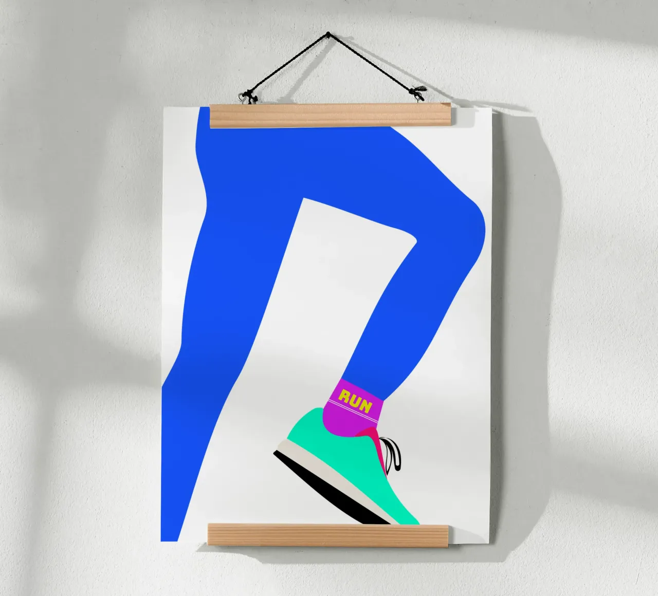 RUN. poster van FRICKE DESIGN