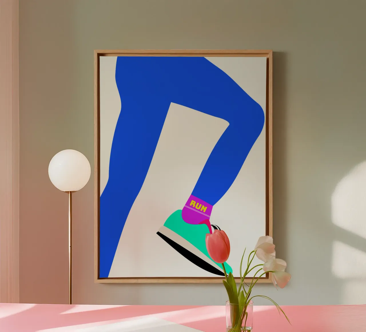 RUN. tela da FRICKE DESIGN