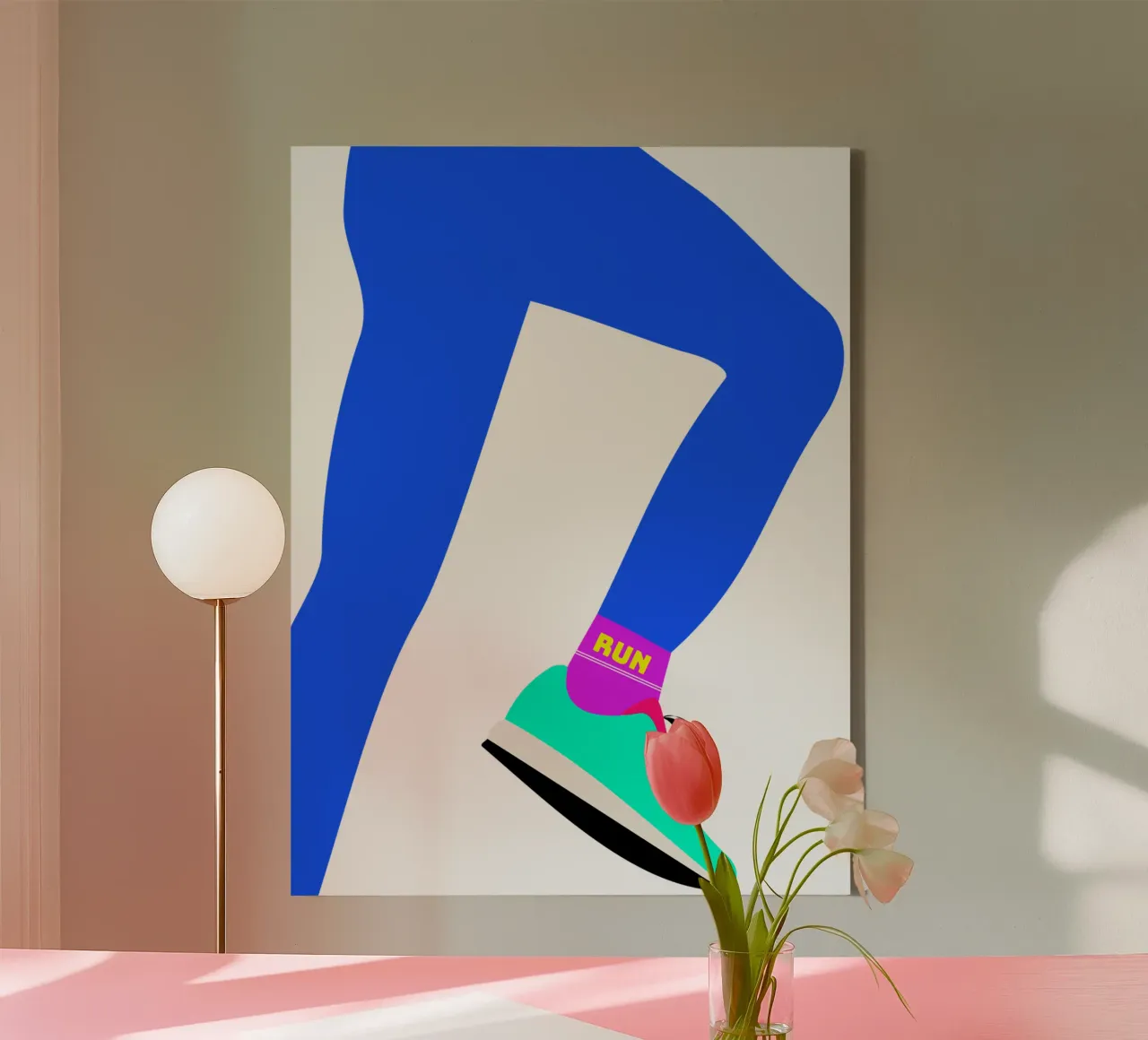 RUN. tela da FRICKE DESIGN