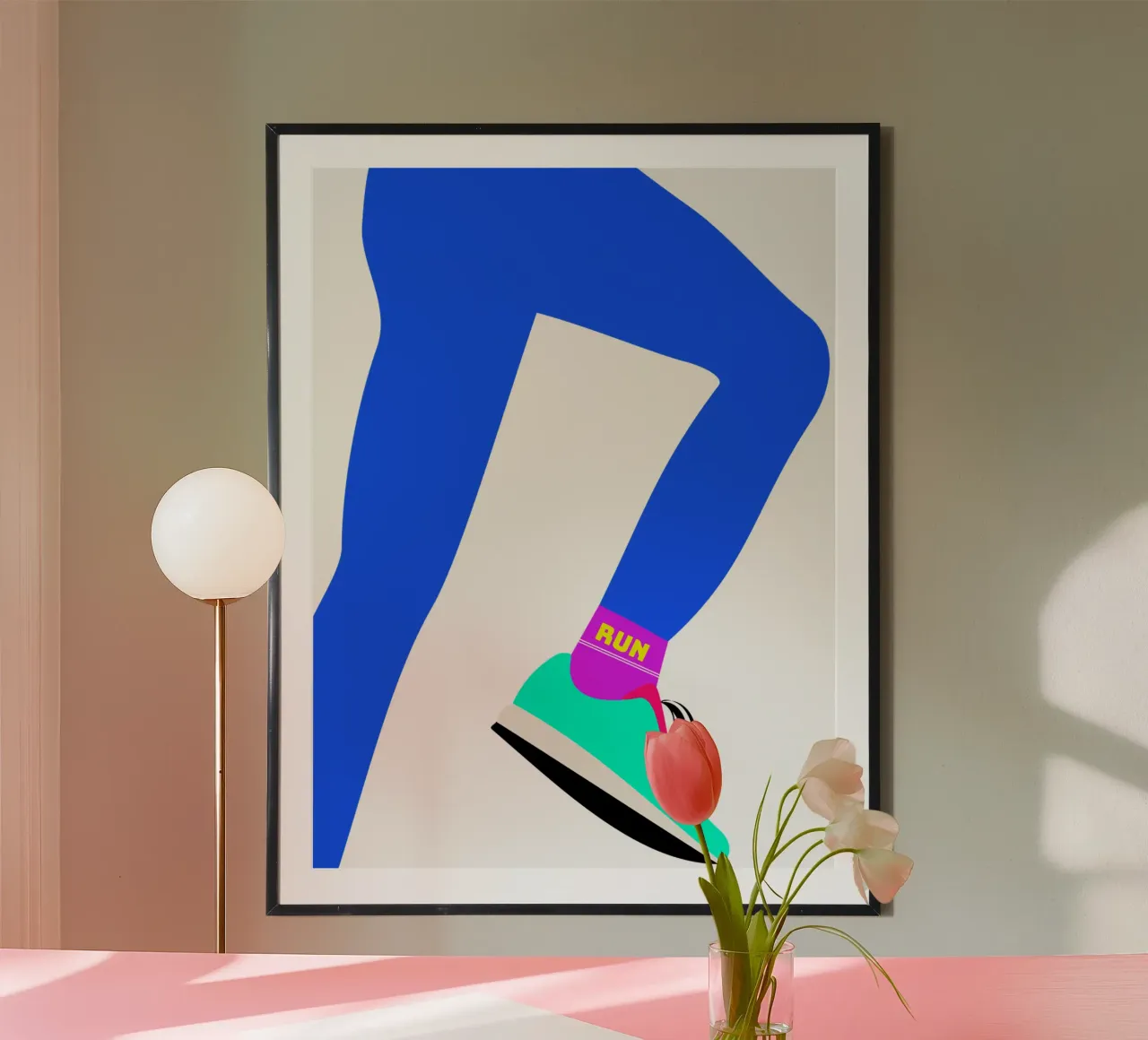 RUN. poster da FRICKE DESIGN