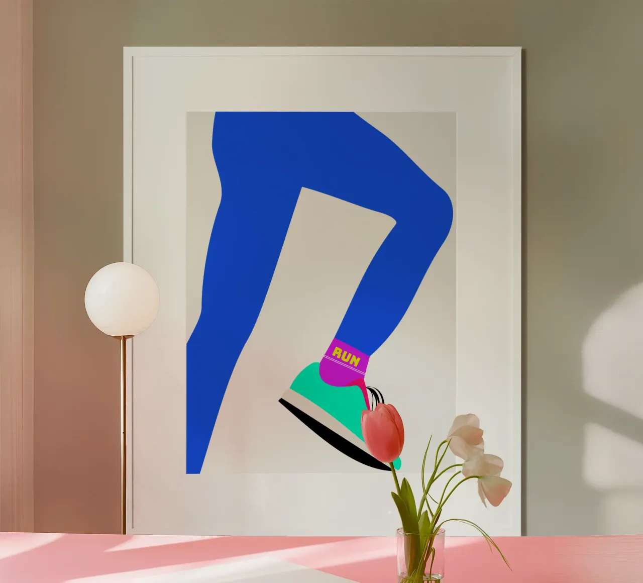 RUN. poster da FRICKE DESIGN