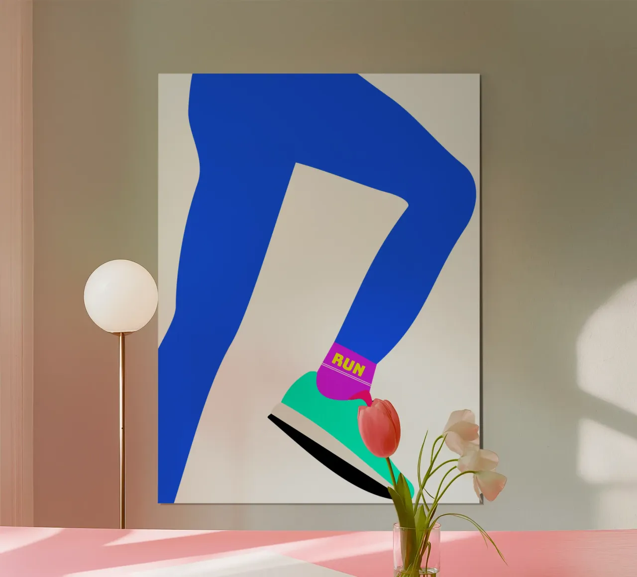 RUN. poster da FRICKE DESIGN