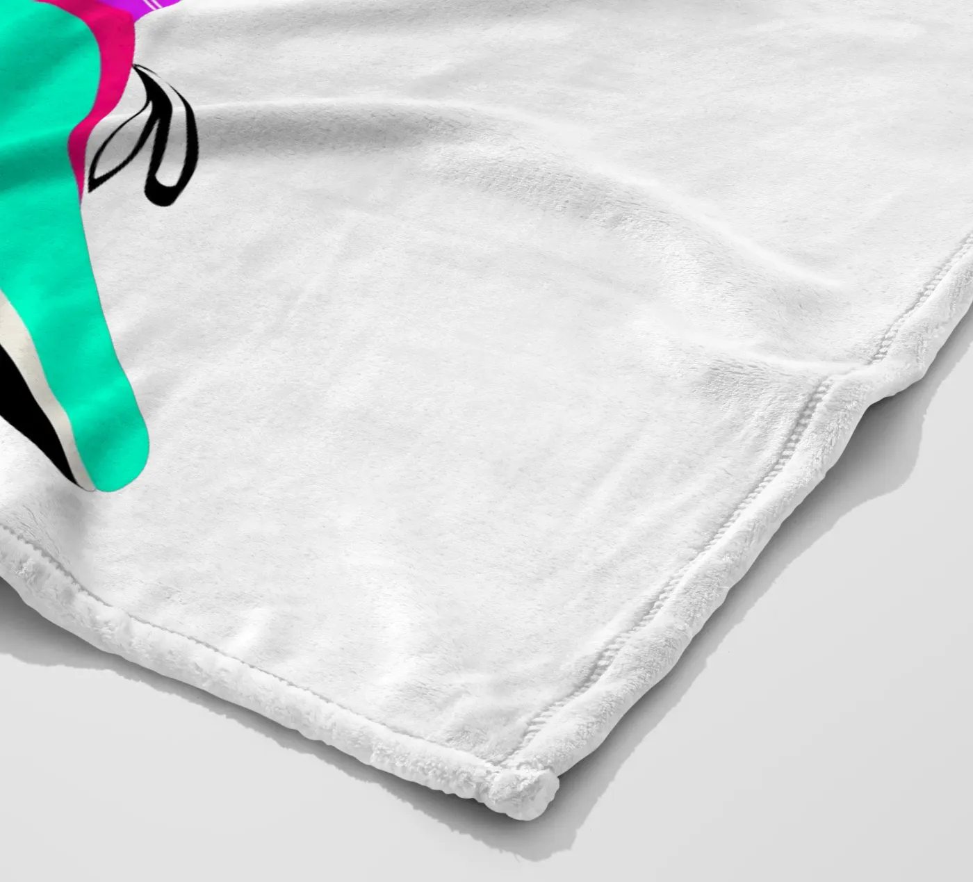 RUN plaid polaire de FRICKE DESIGN