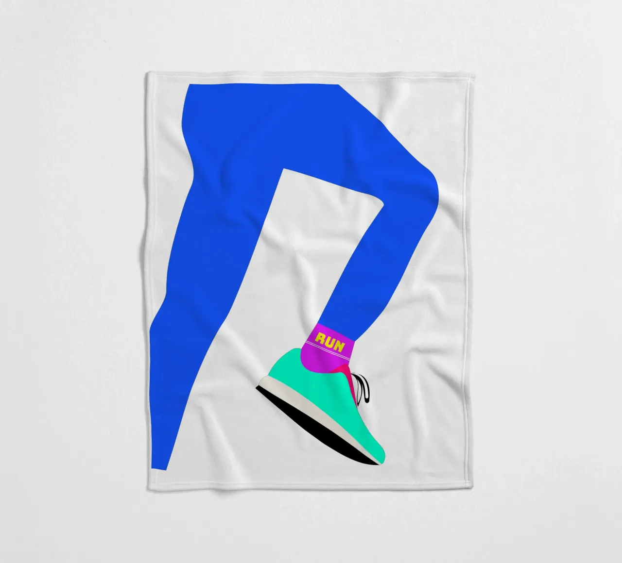 RUN. Fleecedecke von FRICKE DESIGN