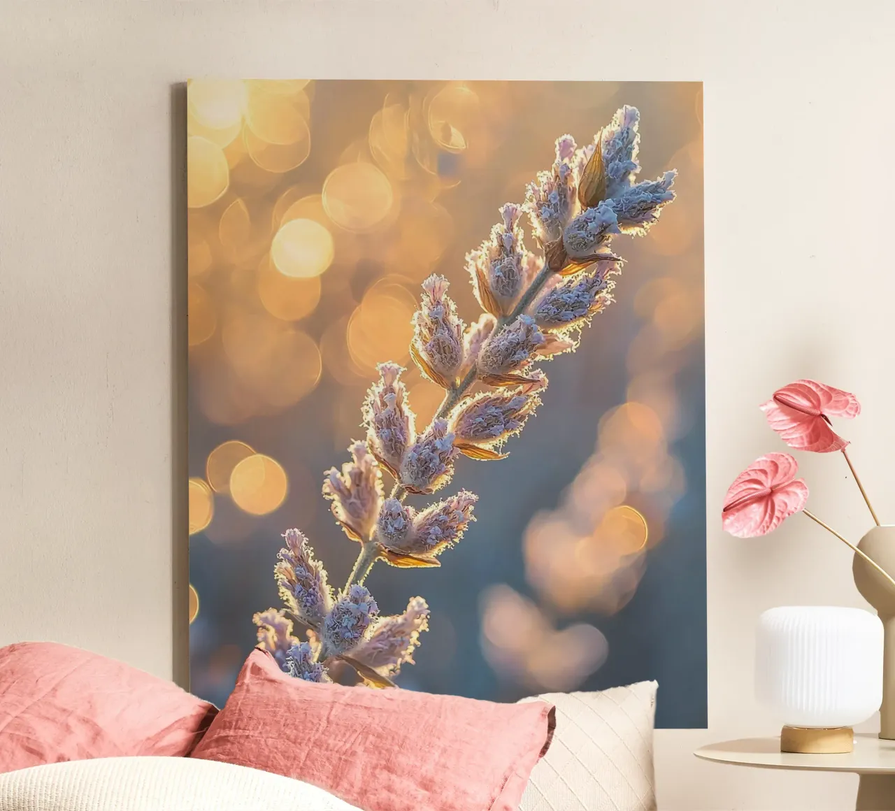 Macro Nature tela con Cornice a cassetta da PhotoVibe Decor