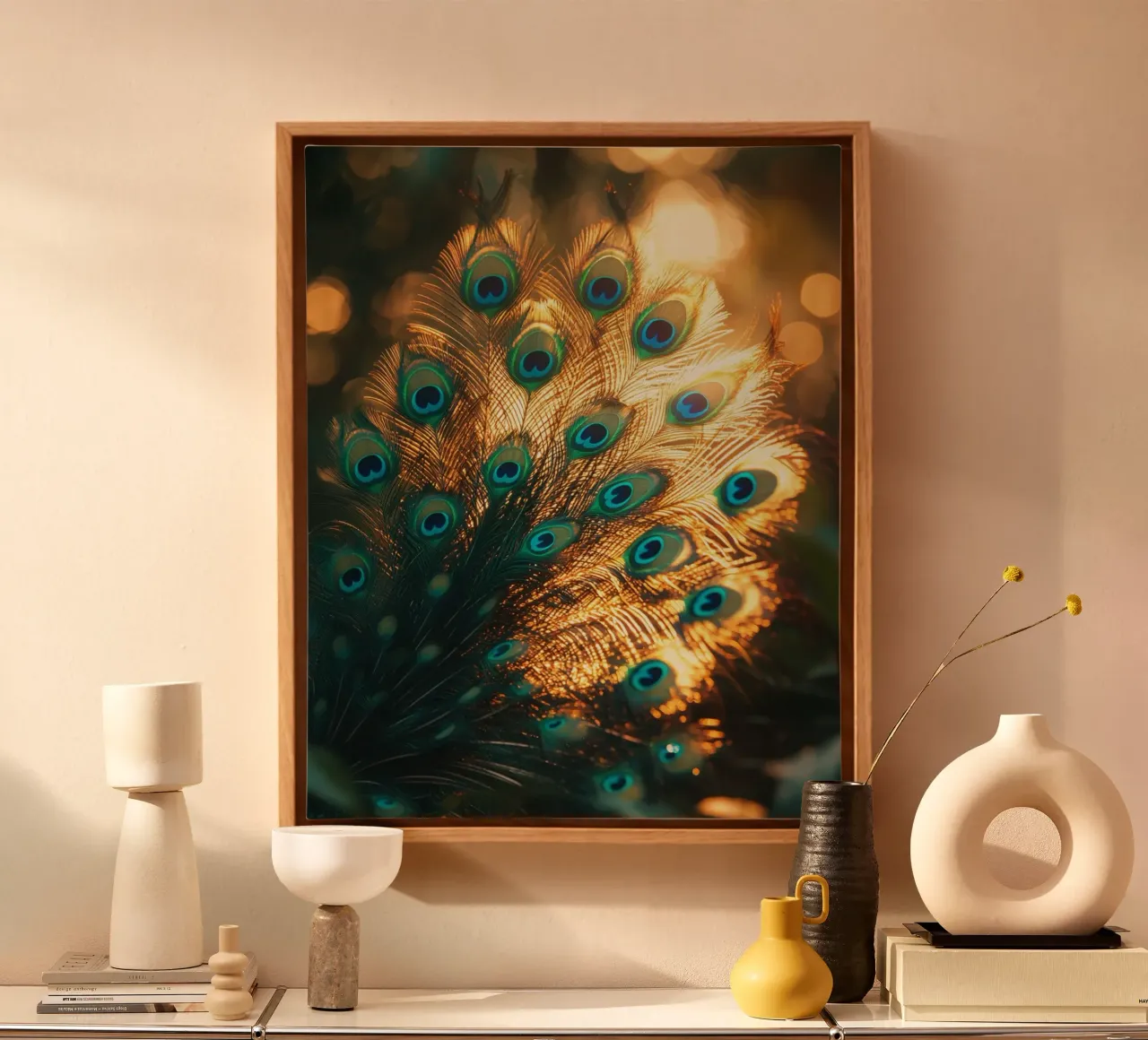 Macro Nature tela con Cornice a cassetta da PhotoVibe Decor