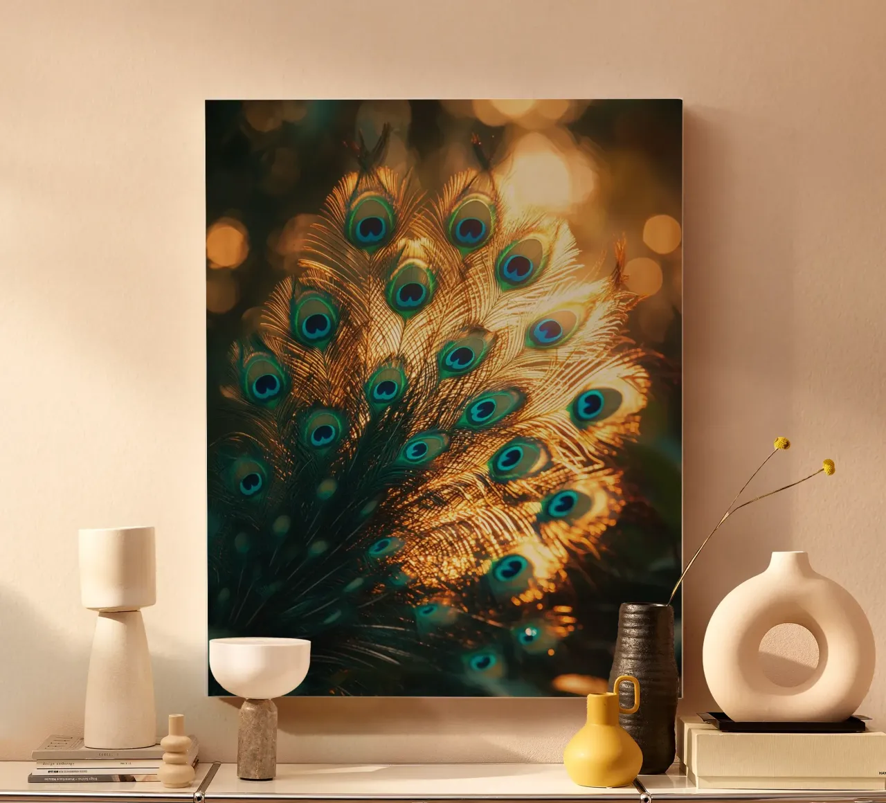 Macro Nature tela con Cornice a cassetta da PhotoVibe Decor