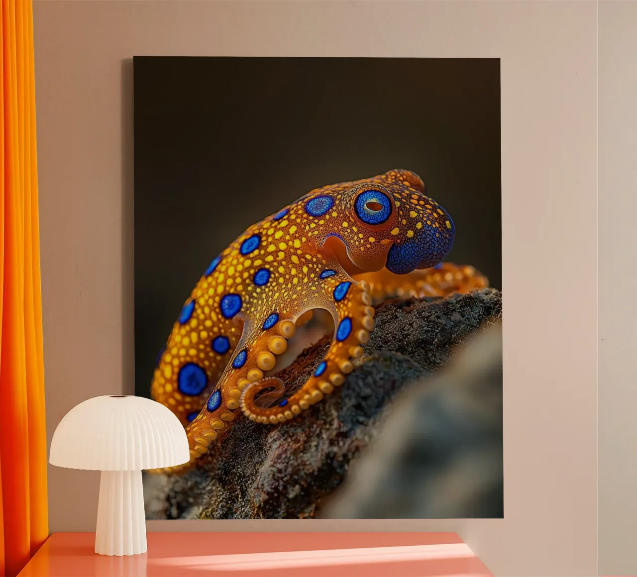 Macro Nature tela con Cornice a cassetta da PhotoVibe Decor