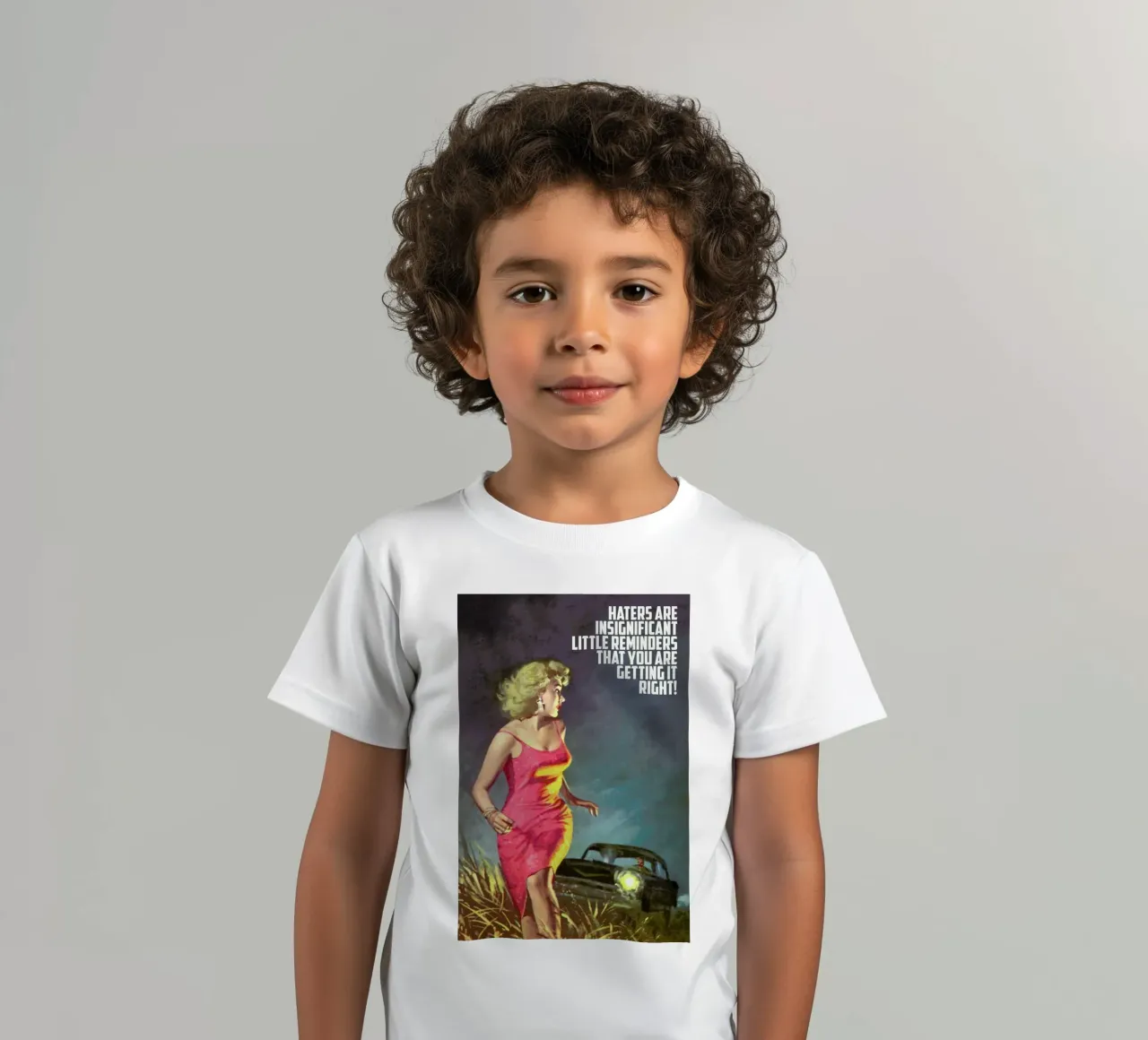 Haters Are Insignificant kids t-shirt by Gallery Print and Art Limited