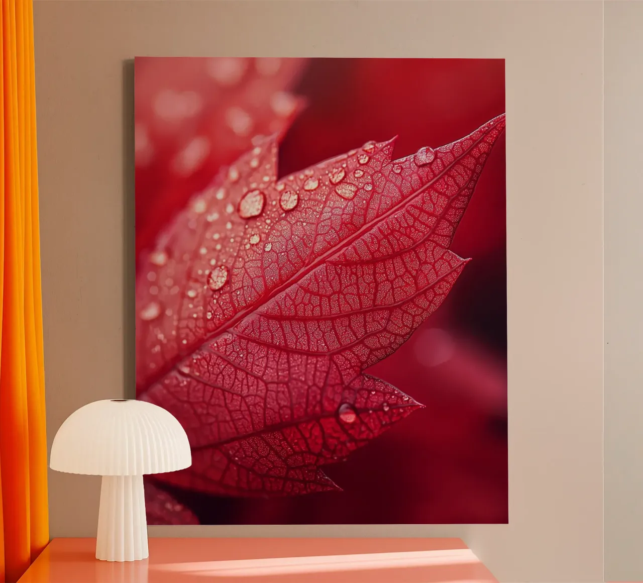 Macro Nature tela con Cornice a cassetta da PhotoVibe Decor