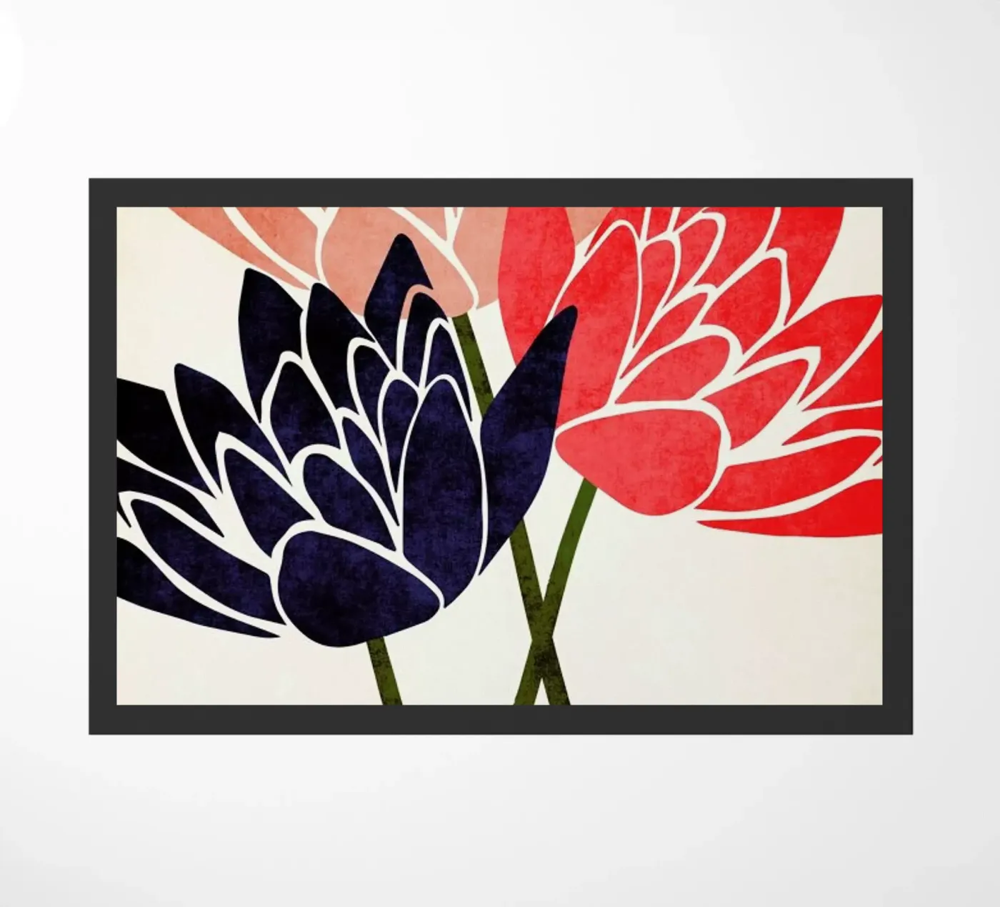 Three Blossoms deurmat van Kubistika