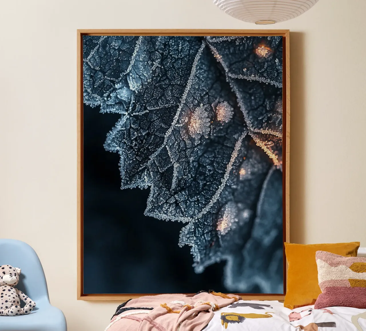 Macro Nature tela con Cornice a cassetta da PhotoVibe Decor