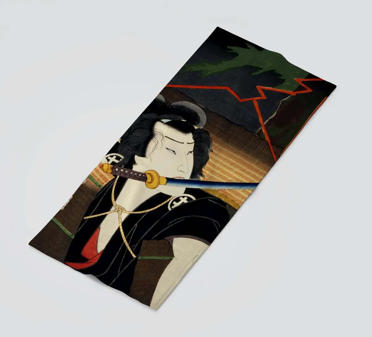 One of the portrait japanese telo mare da vintageshop