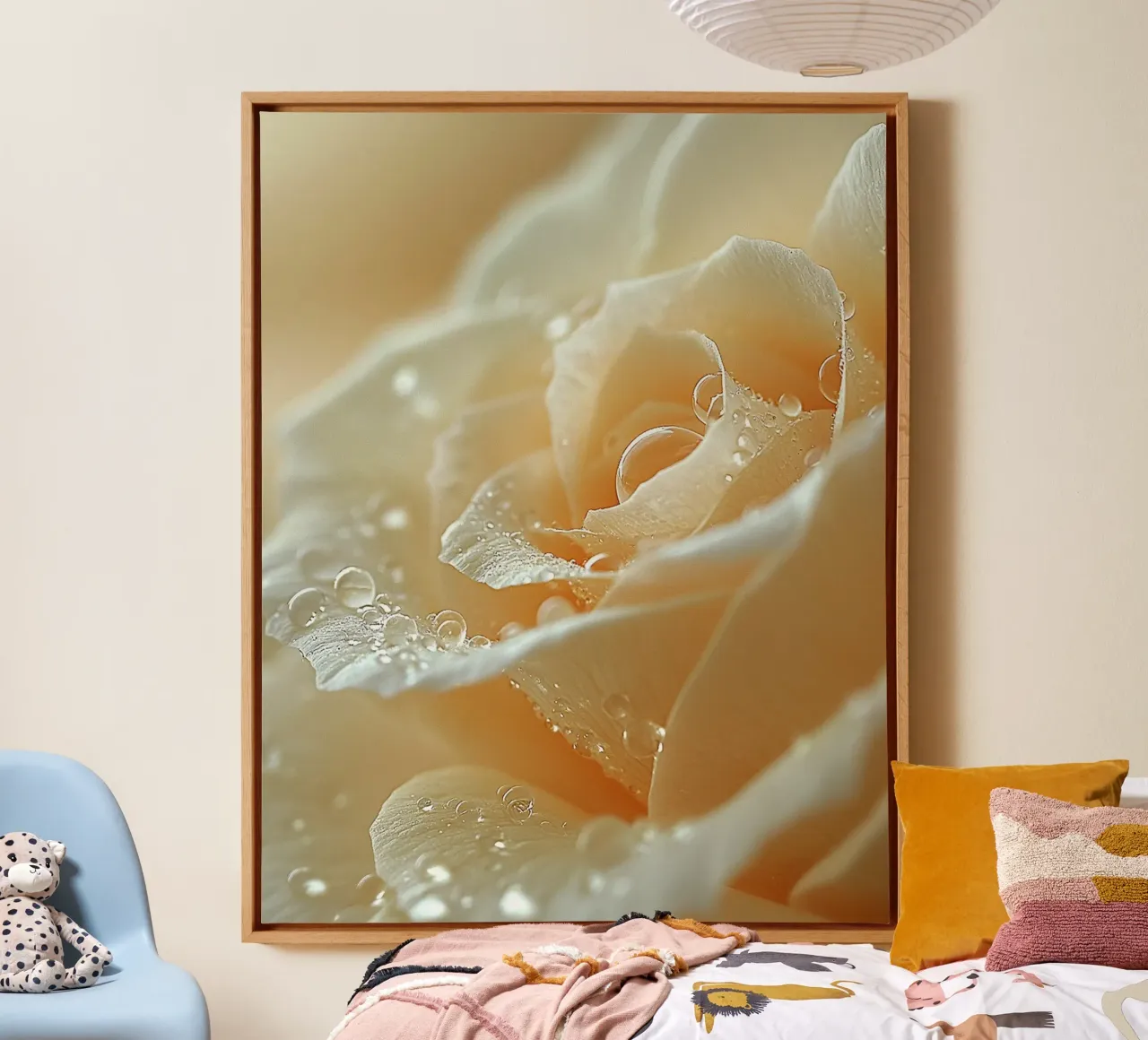 Macro Nature tela con Cornice a cassetta da PhotoVibe Decor