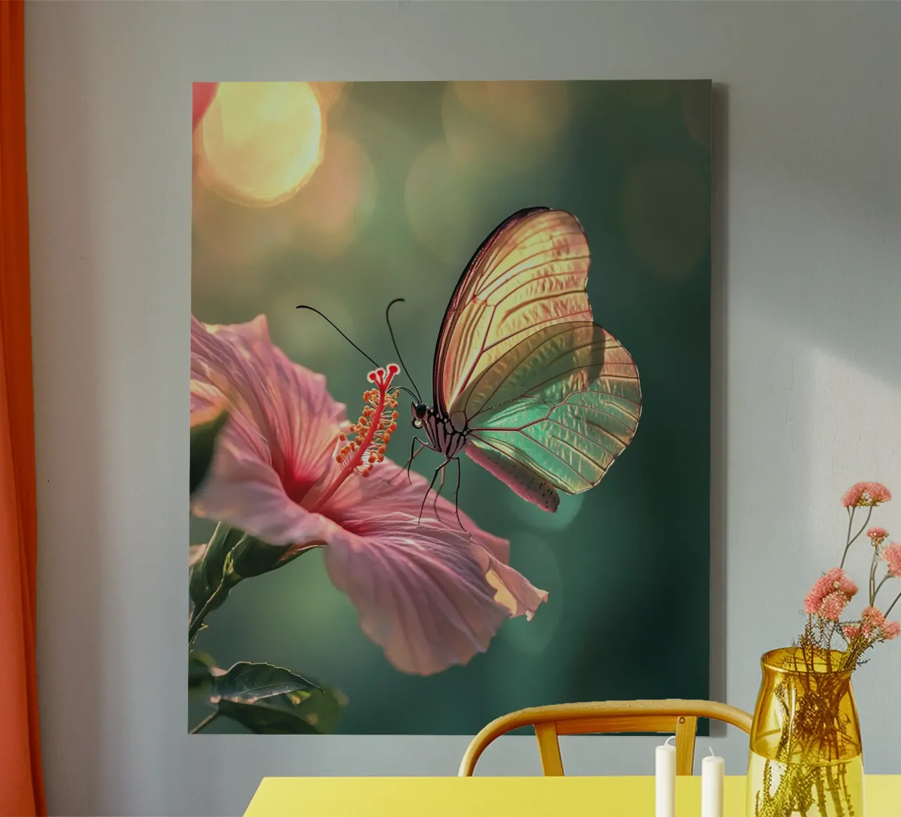 Macro Nature tela con Cornice a cassetta da PhotoVibe Decor