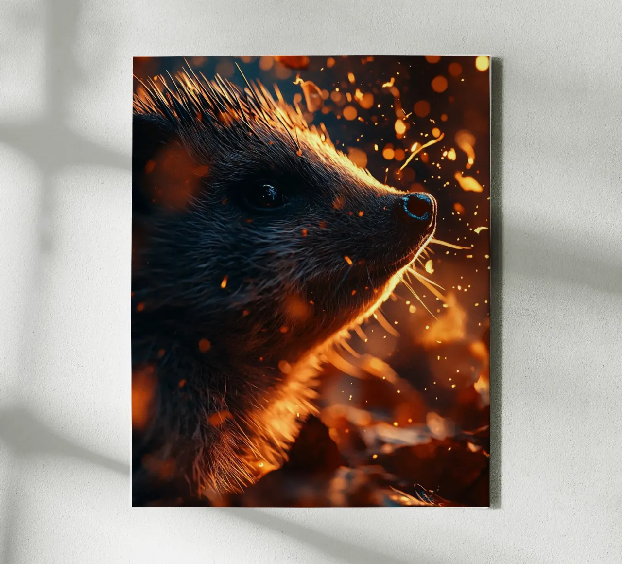 Macronatuur canvas met Baklijst van PhotoVibe Decor