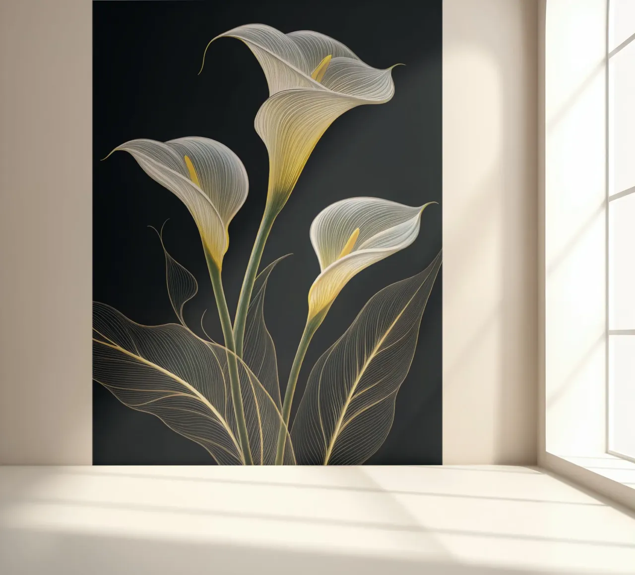 Focus on evocative language, highlighting the flowers photo wallpaper by Artistic-shop