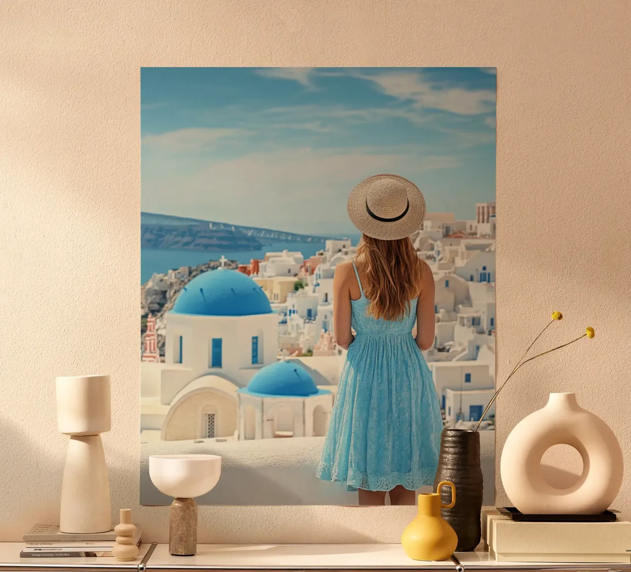 Vibrazioni di Santorini poster da PhotoVibe Decor