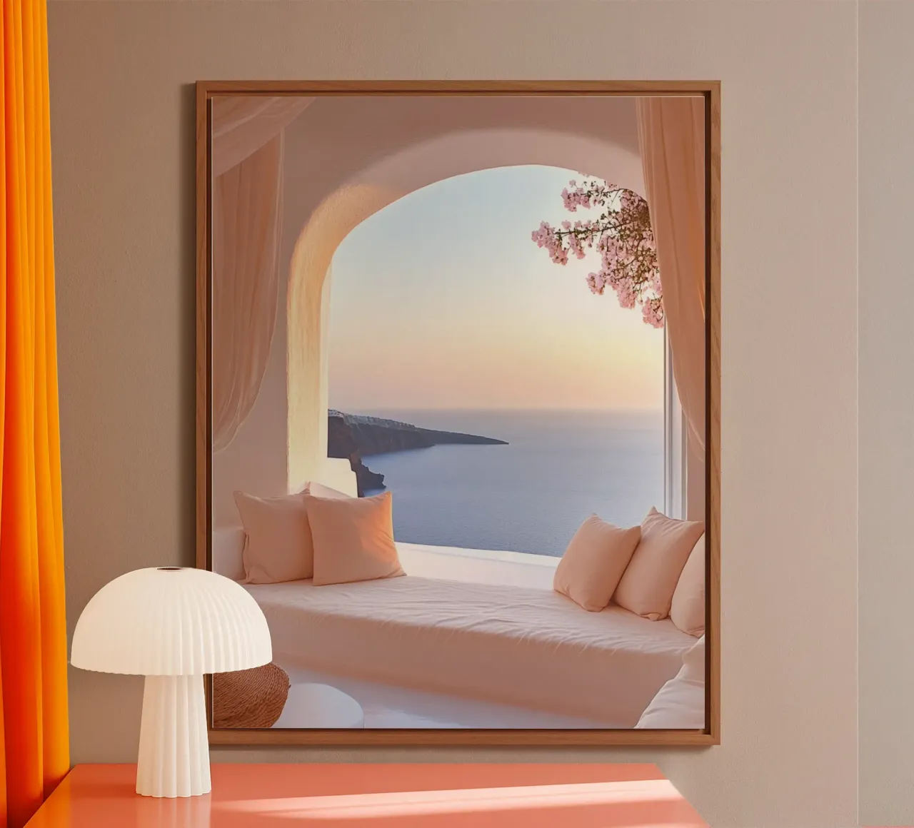 Vibrazioni di Santorini alluminio dibond da PhotoVibe Decor