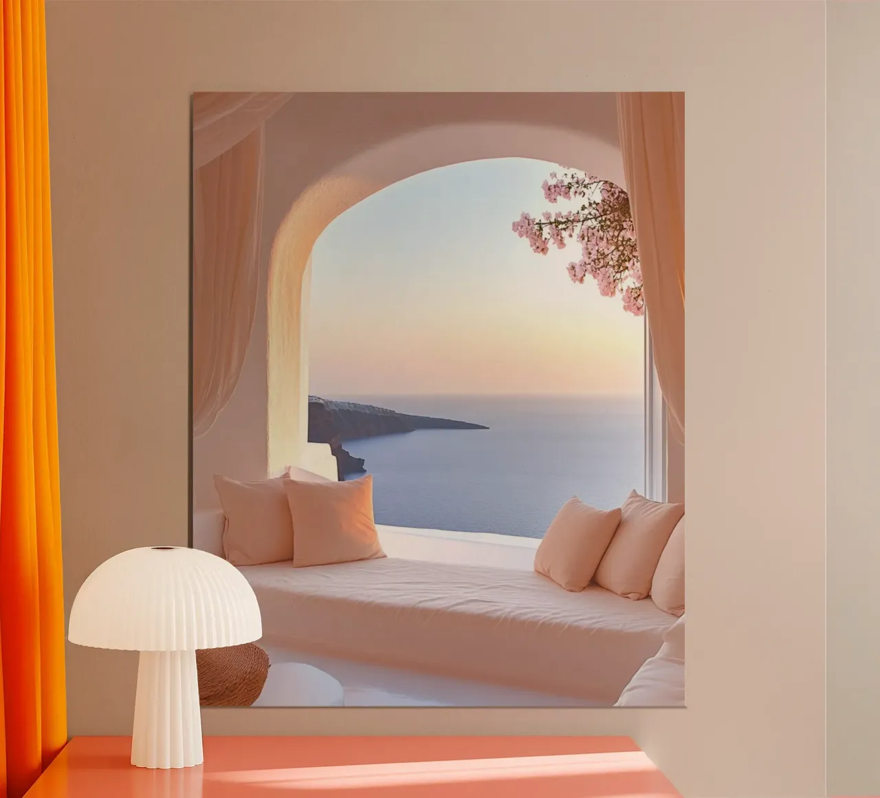 Vibrazioni di Santorini carta hahnemühle da PhotoVibe Decor