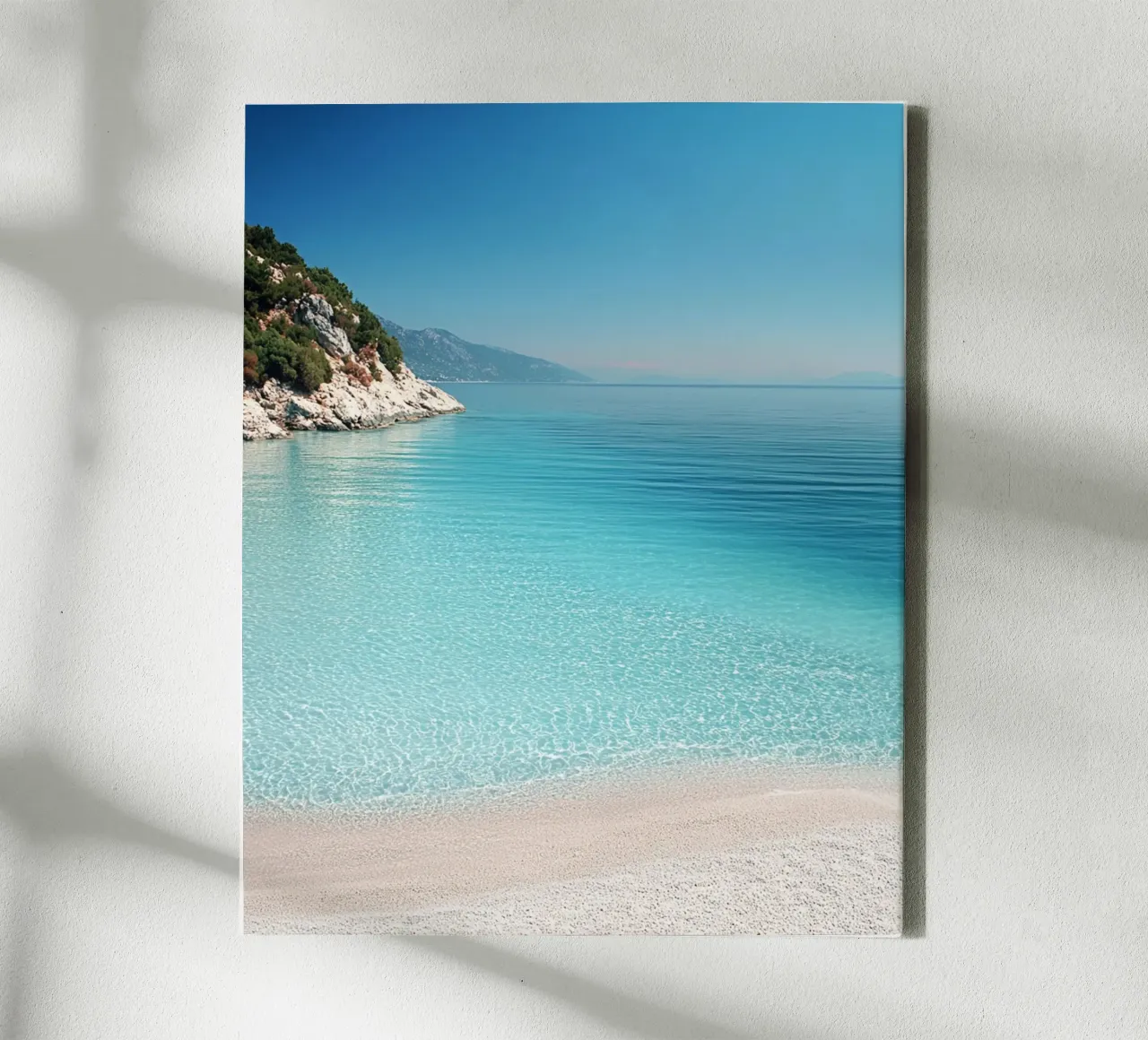 Vibrazioni di Santorini tela con Cornice a cassetta da PhotoVibe Decor