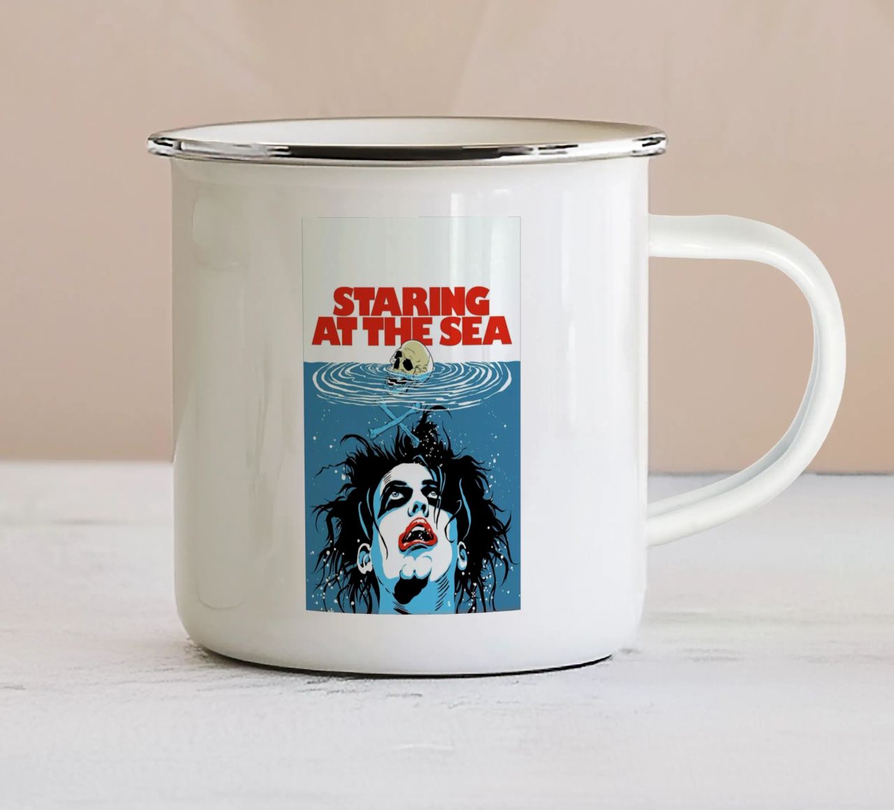 The Sea tazza in smalto da Butcher Billy