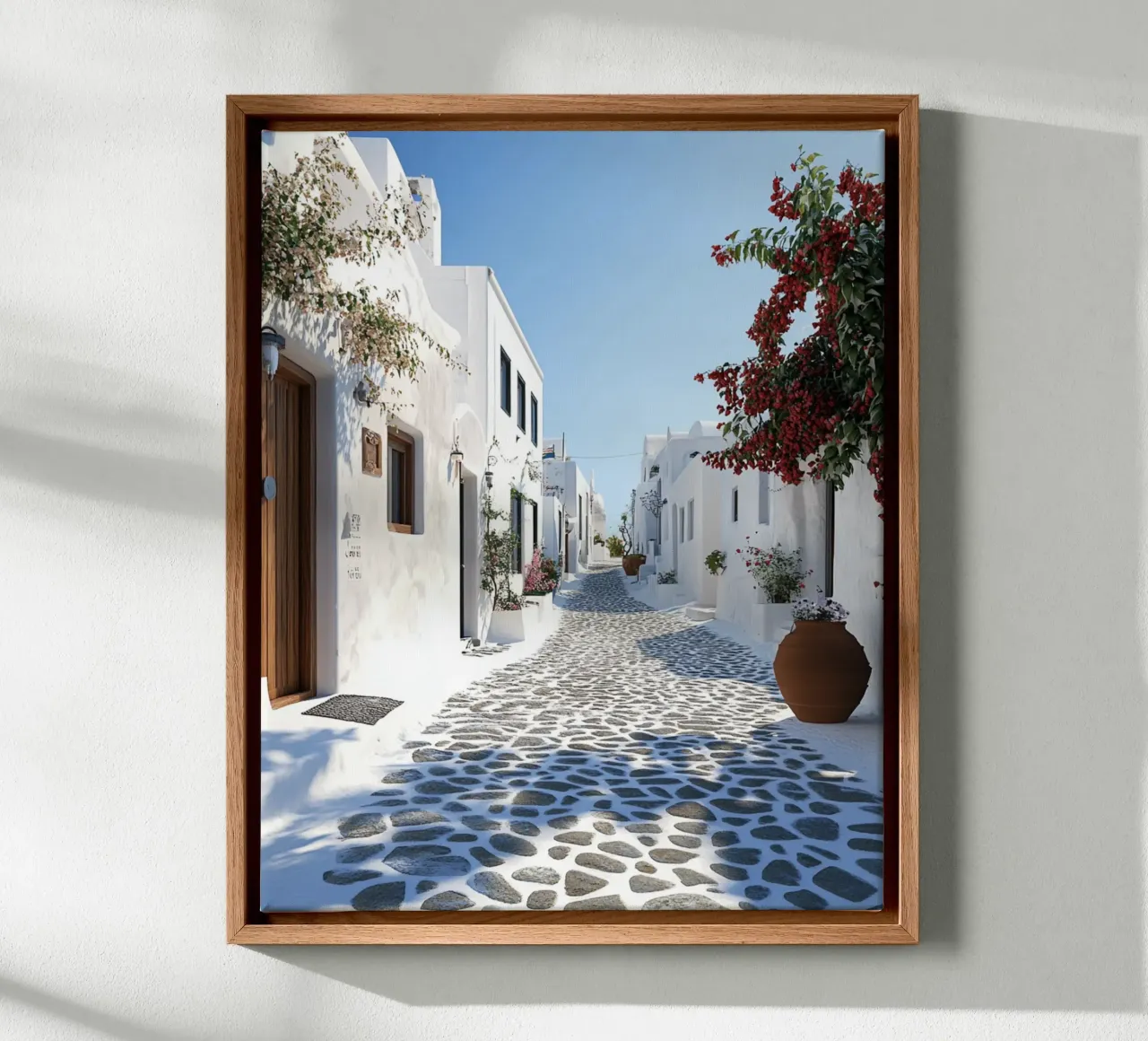 Santorini vibes canvas by PhotoVibe Decor