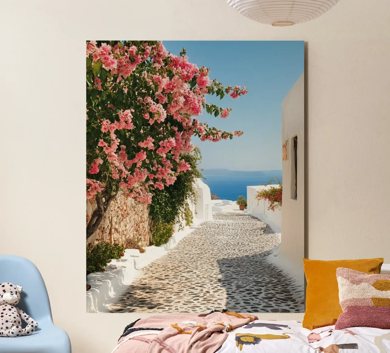 Vibrazioni di Santorini alluminio dibond da PhotoVibe Decor