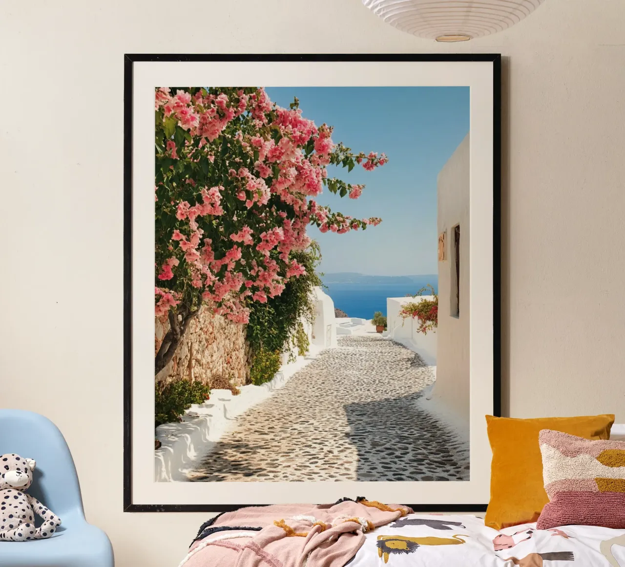 Vibrazioni di Santorini poster da PhotoVibe Decor