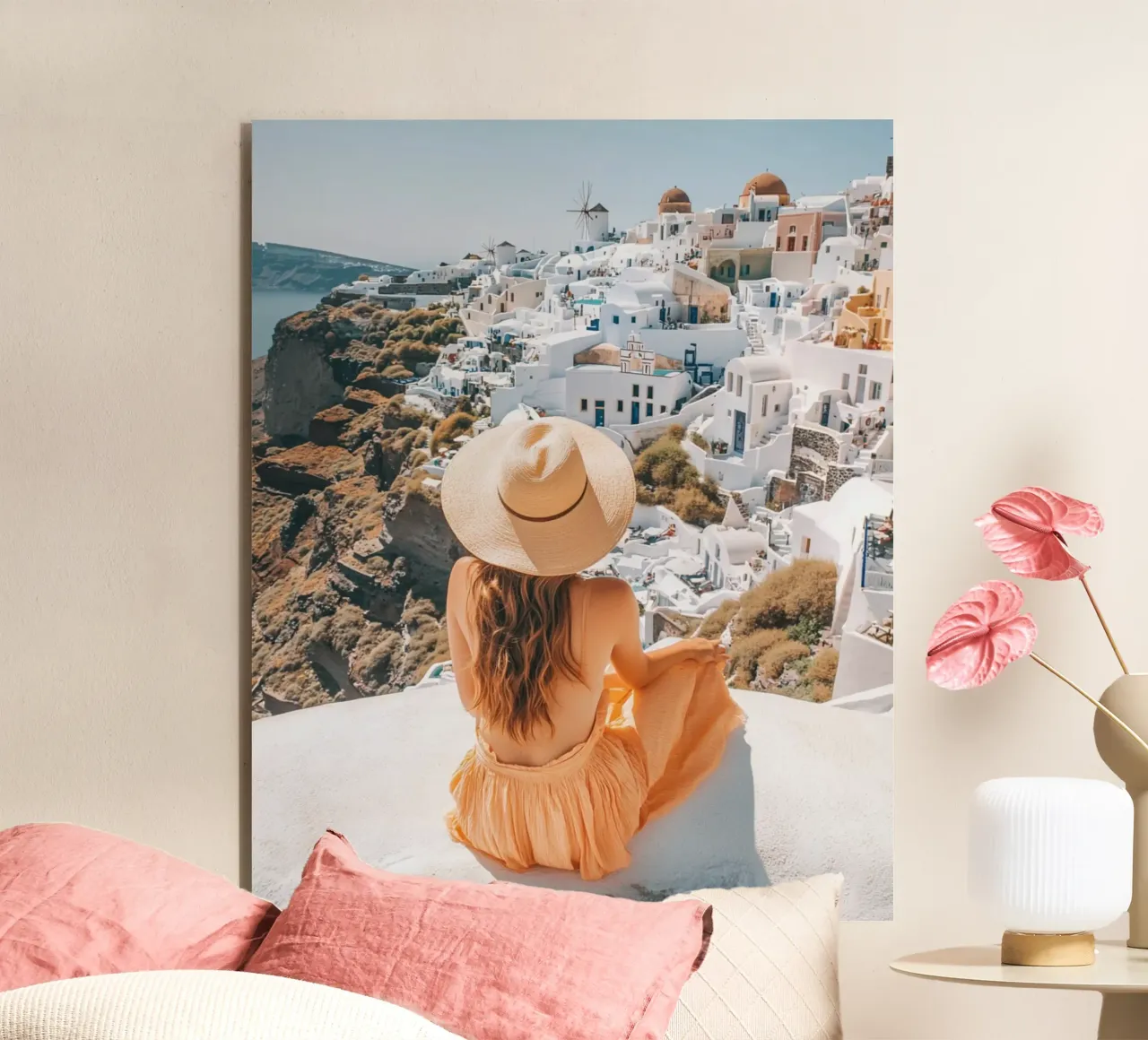 Vibrazioni di Santorini alluminio dibond da PhotoVibe Decor