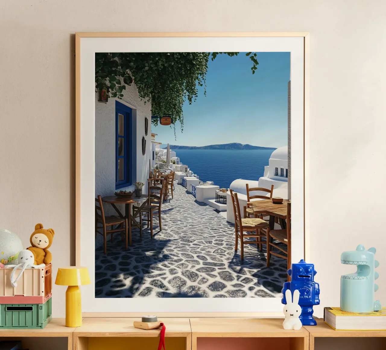 Santorini vibes hahnemühle by PhotoVibe Decor