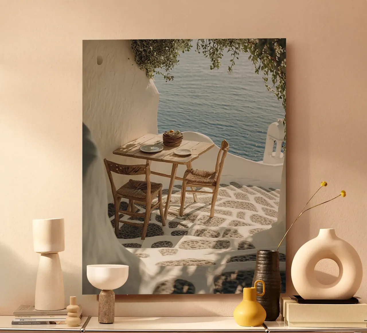 Vibrazioni di Santorini alluminio dibond da PhotoVibe Decor