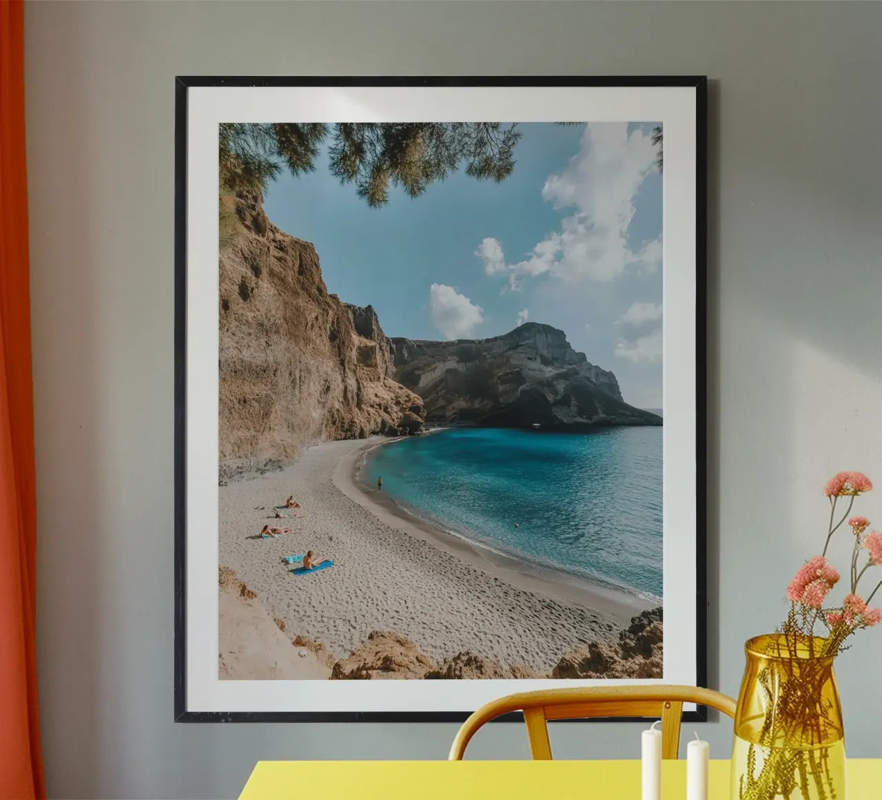 Vibrazioni di Santorini poster da PhotoVibe Decor