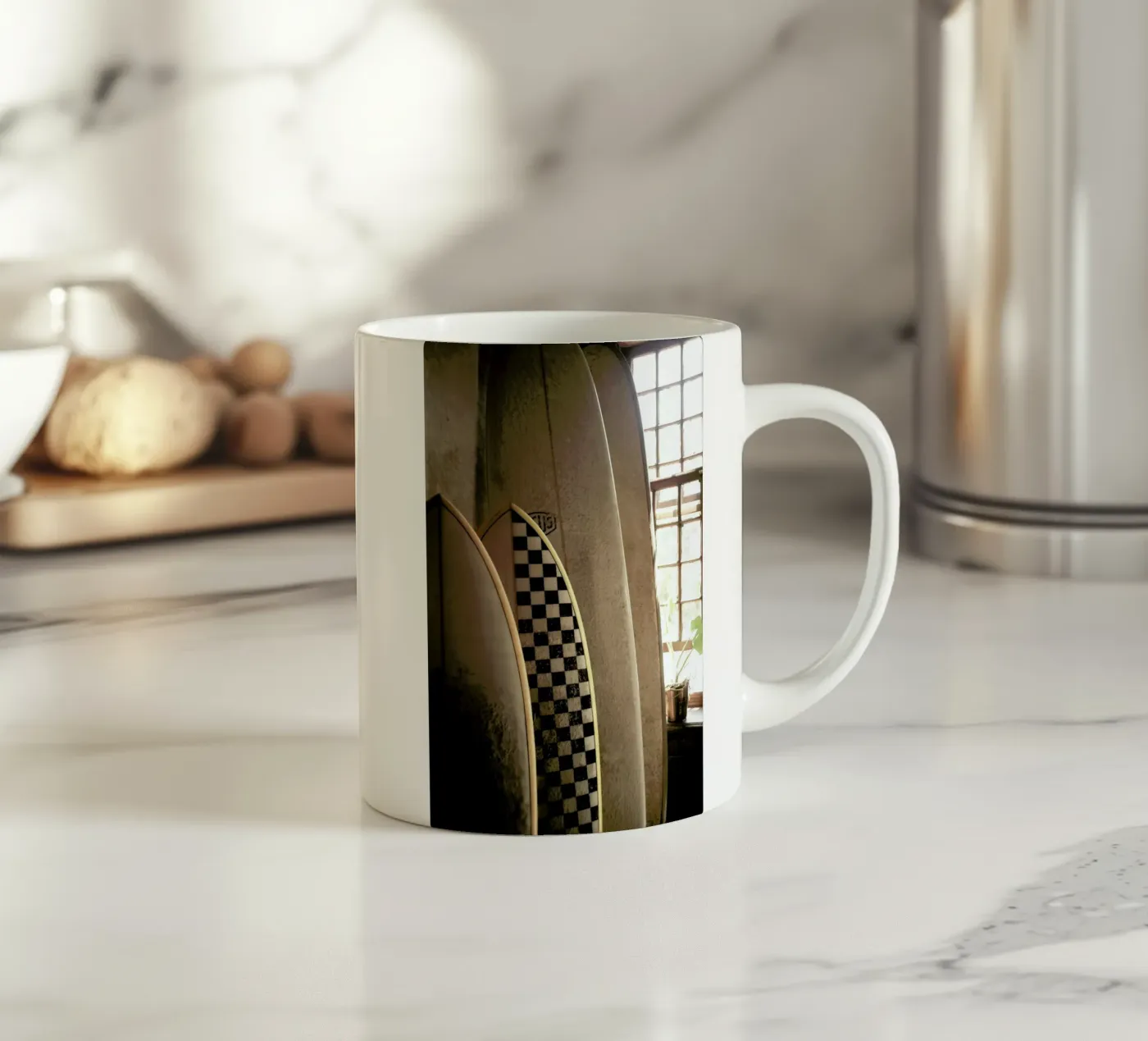 Deus ceramic mug by Shot By Clint