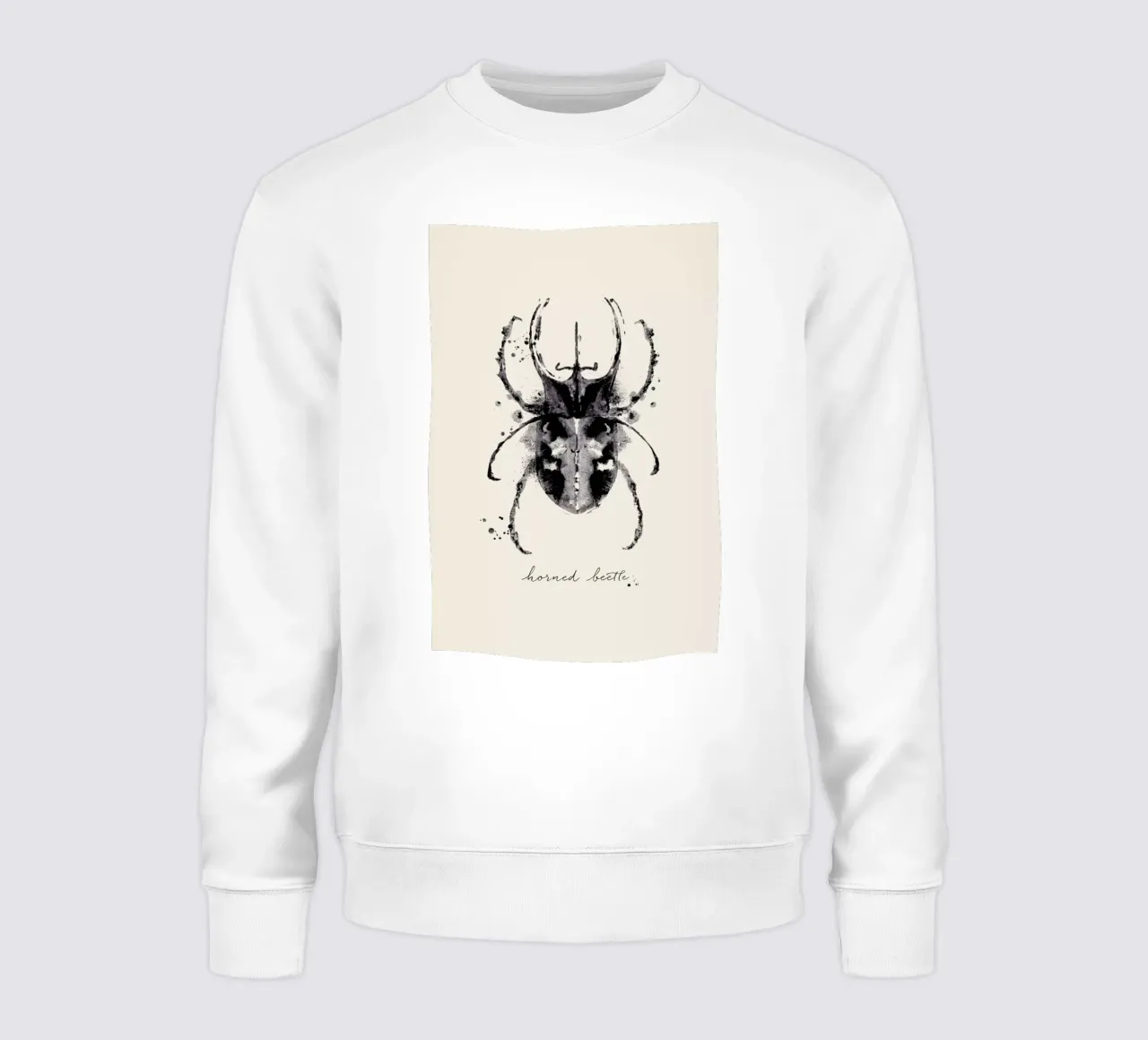 Ink Horned Beetle felpa da Flora & Fauna