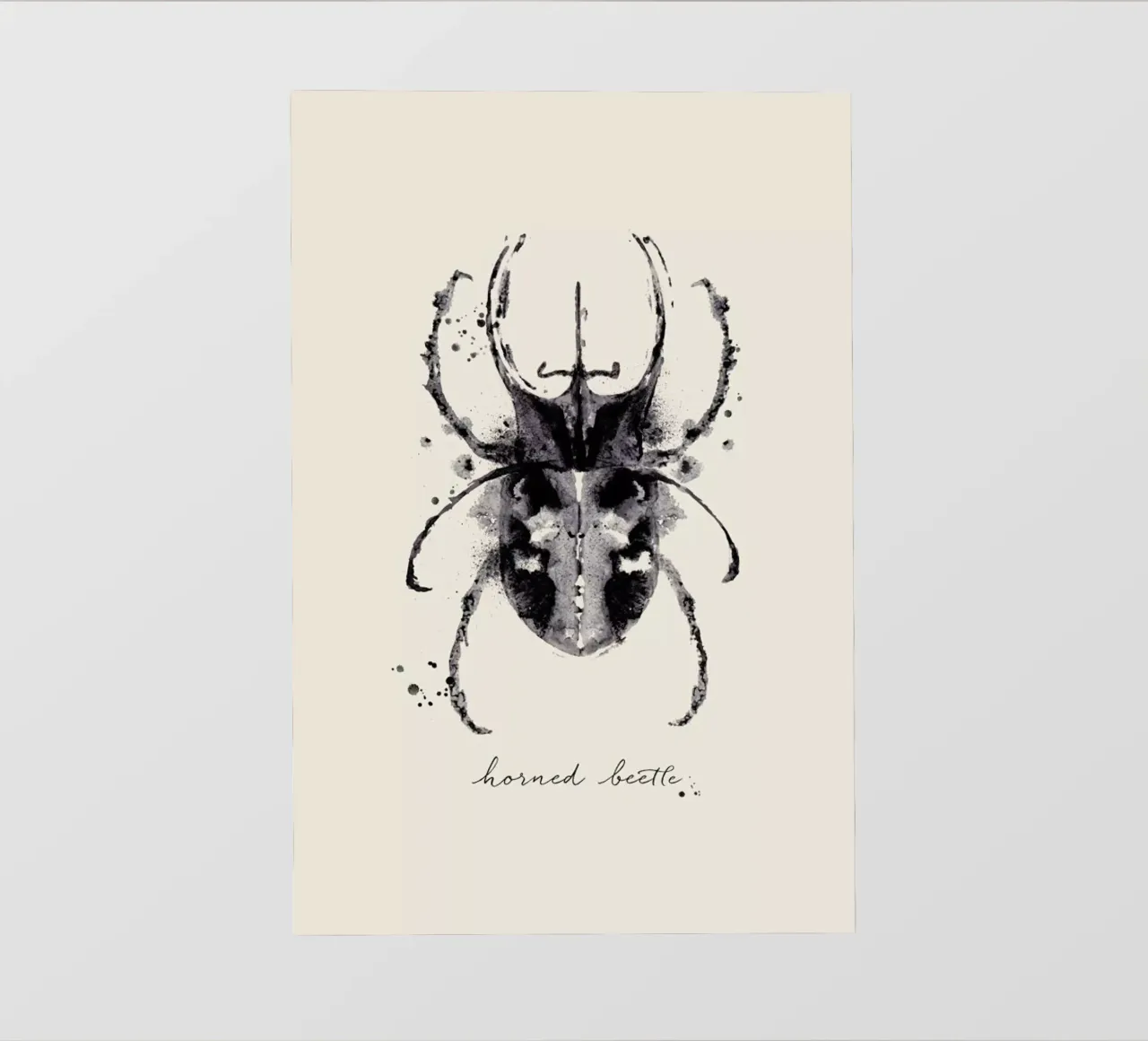 Ink Horned Beetle telo in pvc da Flora & Fauna