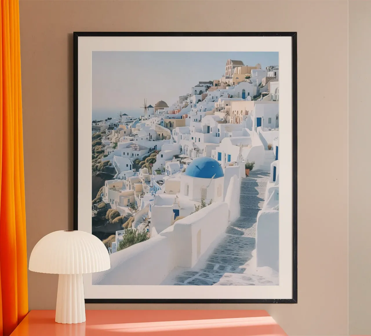 Santorini-Vibes Hahnemühle von PhotoVibe Decor