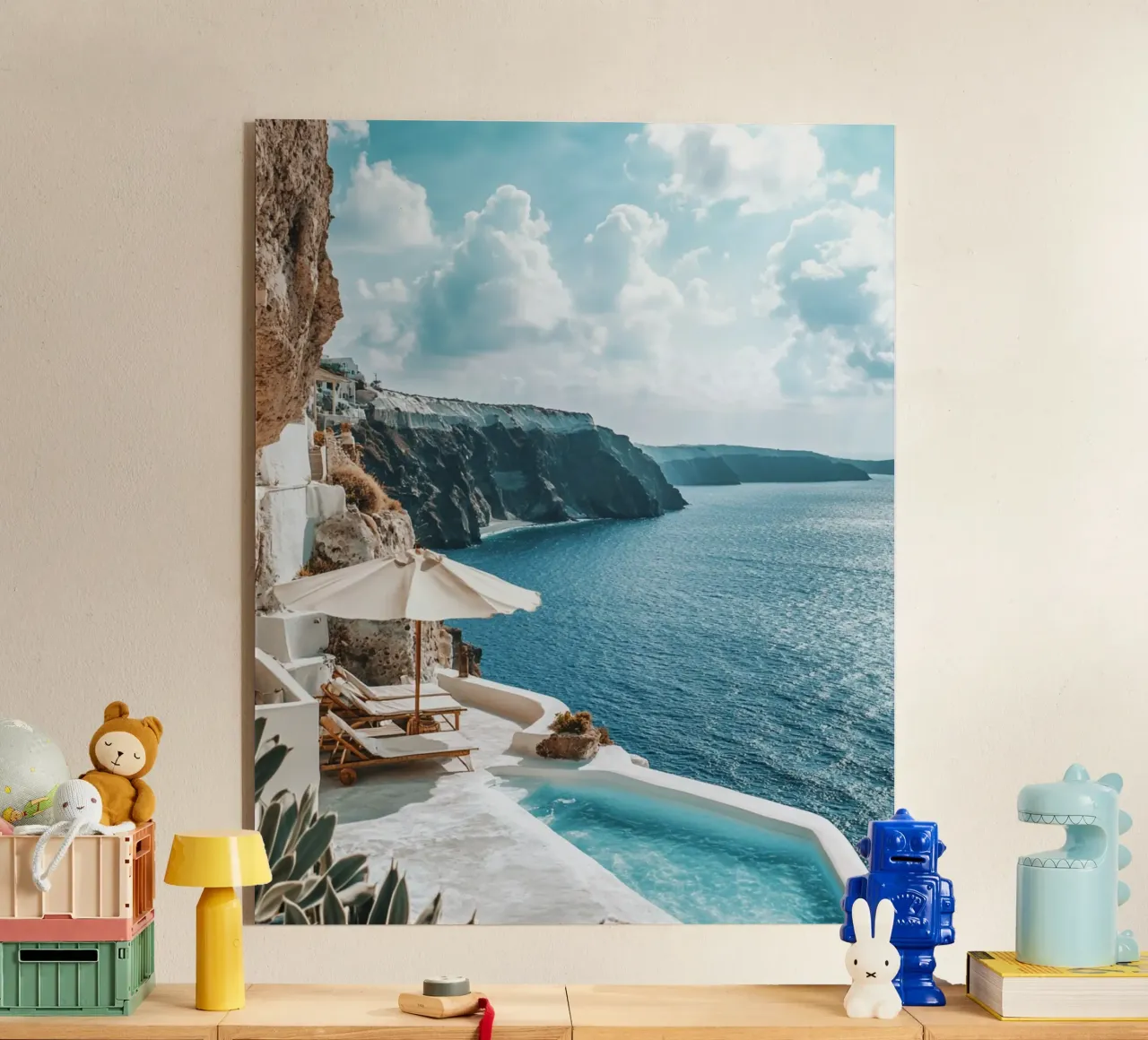 Vibrazioni di Santorini plexiglass da PhotoVibe Decor