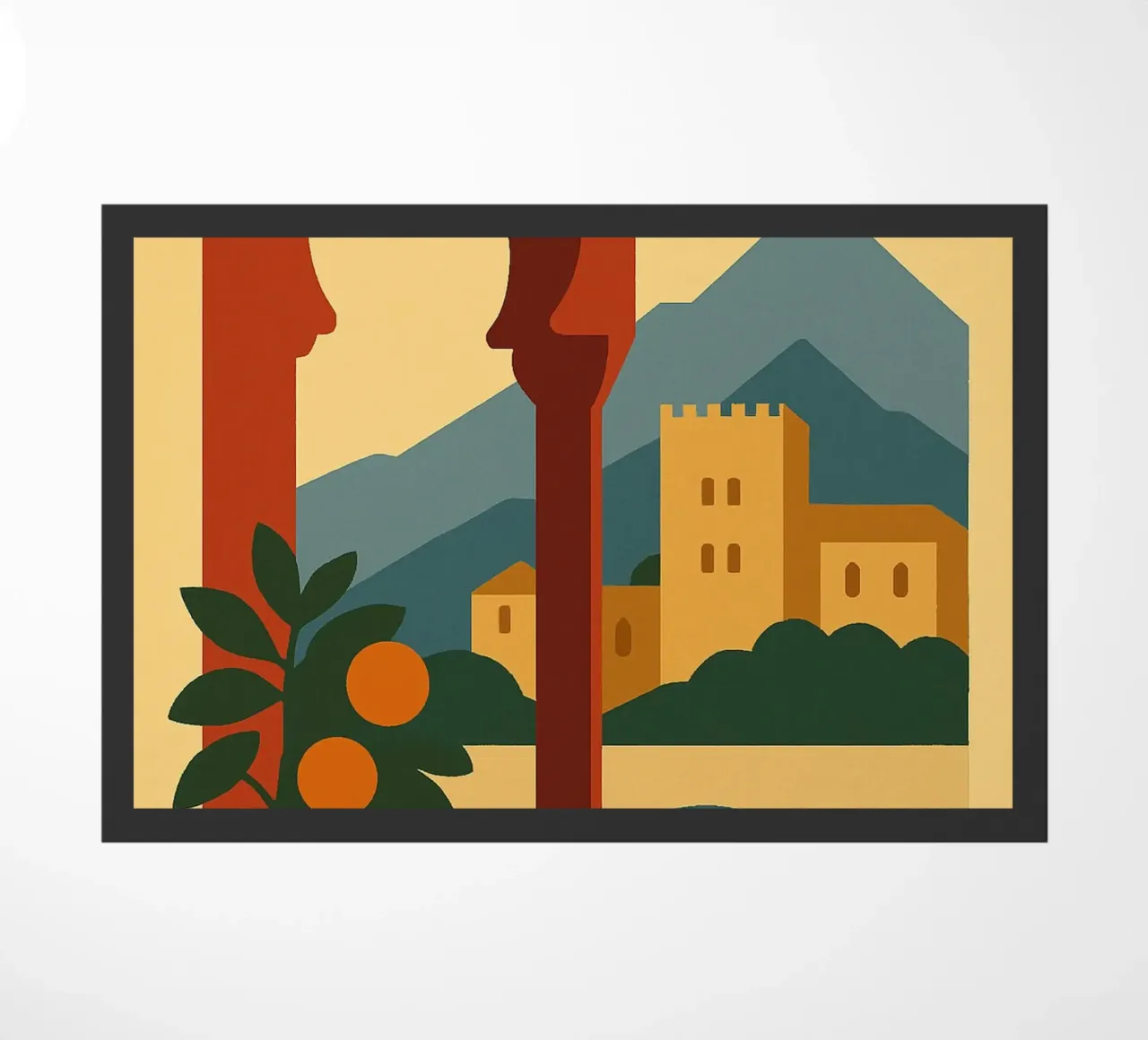 Sole e architettura in Andalusia zerbino da JETLAG | affiches voyage