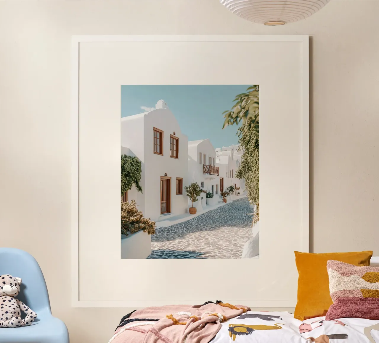 Santorini-Vibes Hahnemühle von PhotoVibe Decor