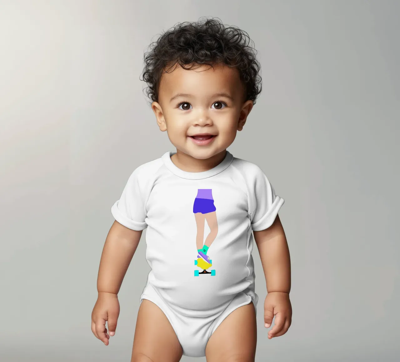 GRLS PWR. body neonato maniche corte da FRICKE DESIGN