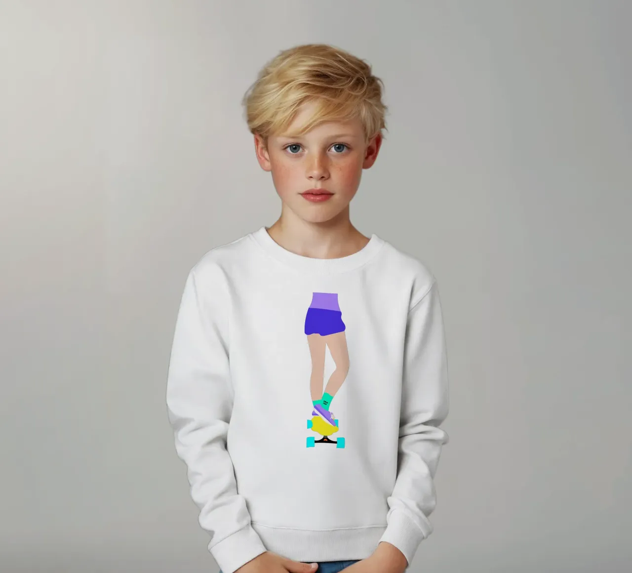 GRLS PWR. felpa bambino da FRICKE DESIGN