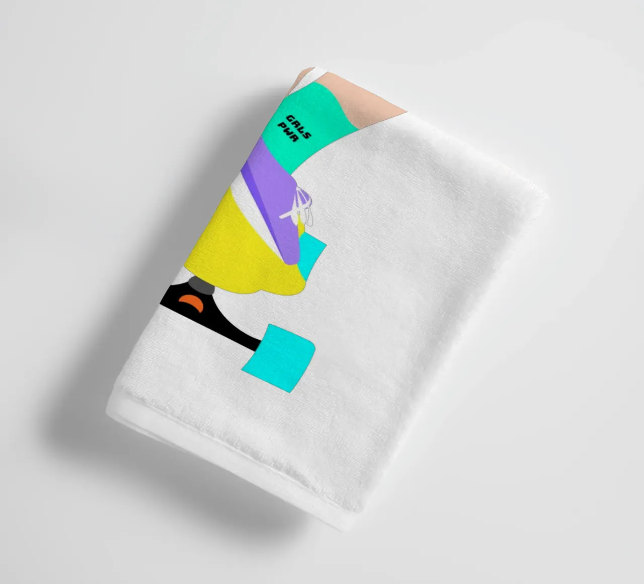 GRLS PWR. asciugamano da bagno da FRICKE DESIGN