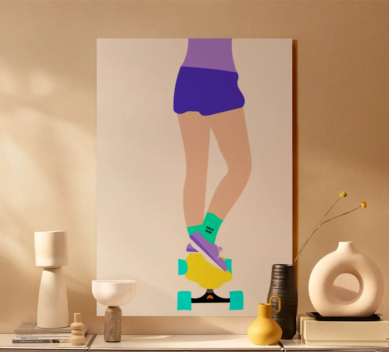 GRLS PWR. plexiglass da FRICKE DESIGN