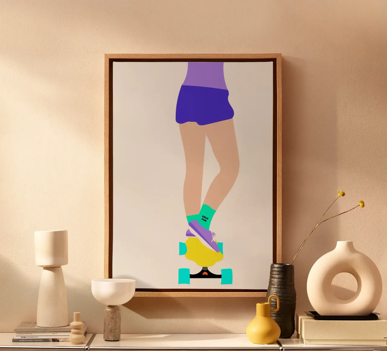 GRLS PWR. canvas by FRICKE DESIGN